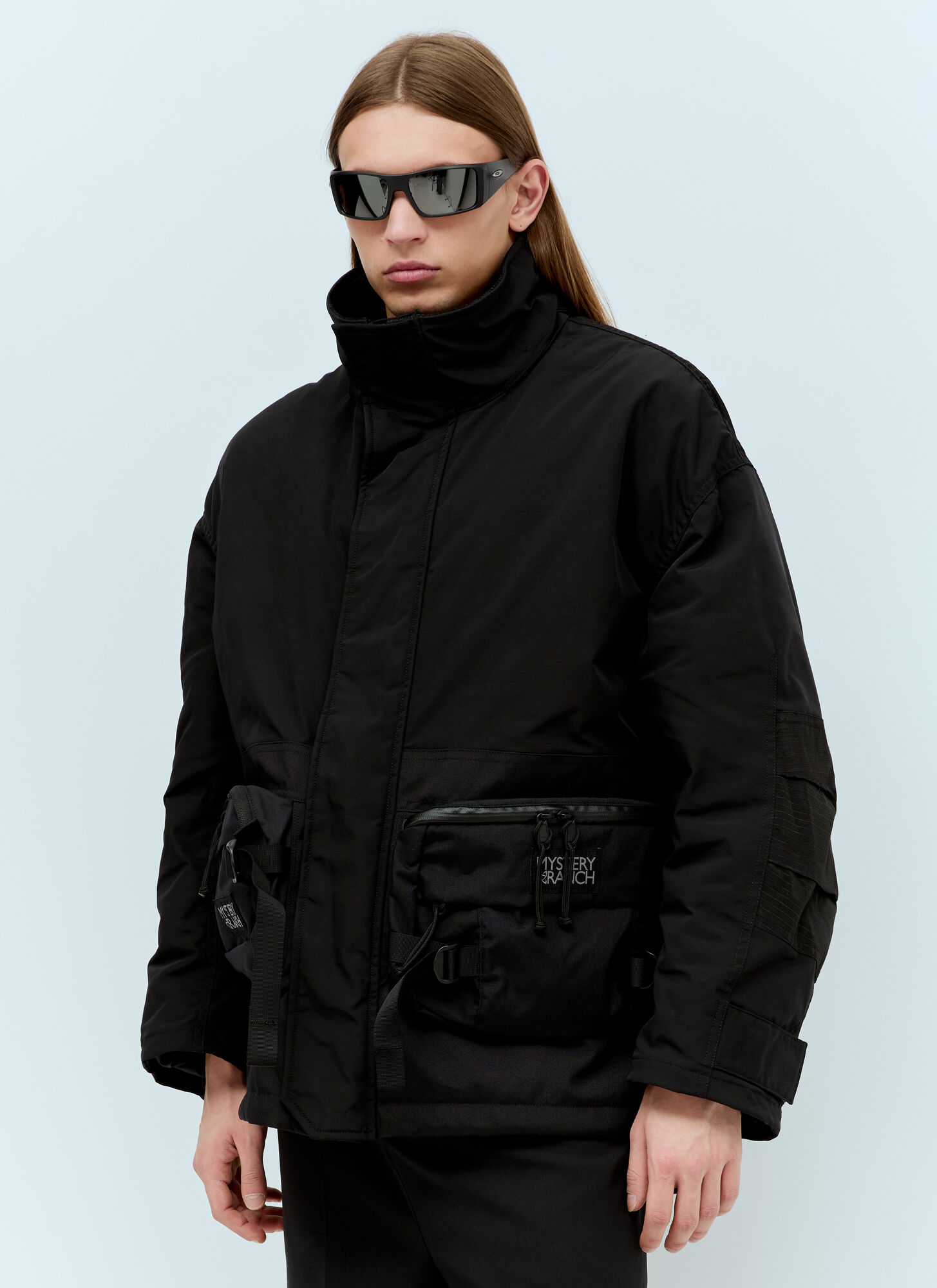 Shop Junya Watanabe Ripstop Jacket In Black