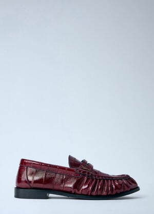 Saint Laurent Le Loafer Supple Loafers Burgundy sla0262025