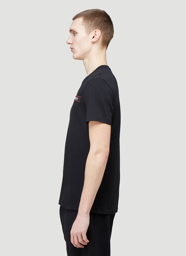 Alexander McQueen Logo Tape T-Shirt Black amq0144007