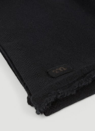 META CAMPANIA COLLECTIVE June Knitted Scarf Black mtc0150013