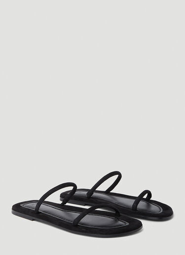 TOTEME The City Sandals Black tot0253028