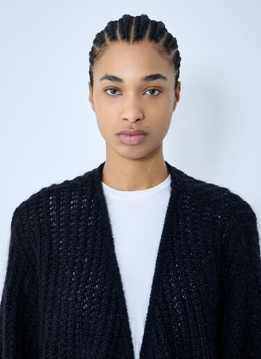 TOTEME Puffed Cardigan Black tot0260027