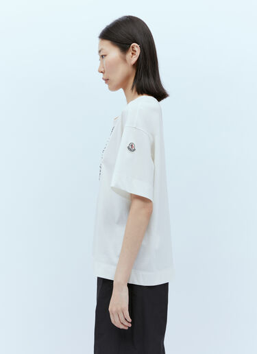 Moncler Shoe Lace Logo Top White mon0256021