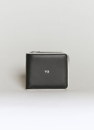 Y-3 Logo Print Wallet Black yyy0356032