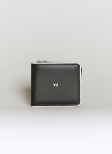 Y-3 Logo Print Wallet Black yyy0356033