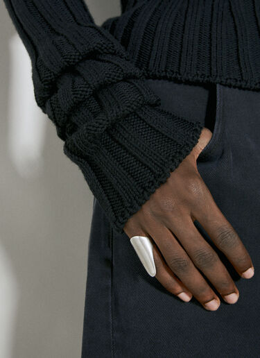 Ann Demeulemeester Dorus Fingernail Ring Silver ann0154019