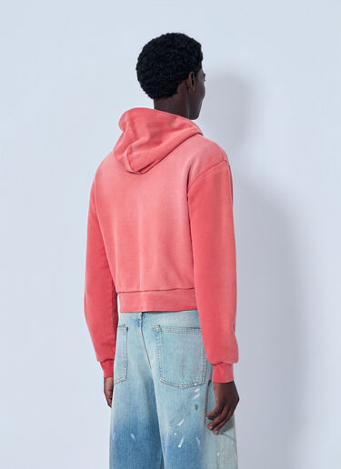 Acne Studios Zip-Up Hoodie Red acn0364036