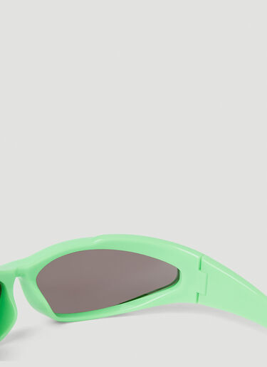 Balenciaga Reverse Xpander Sunglasses Green bal0151085