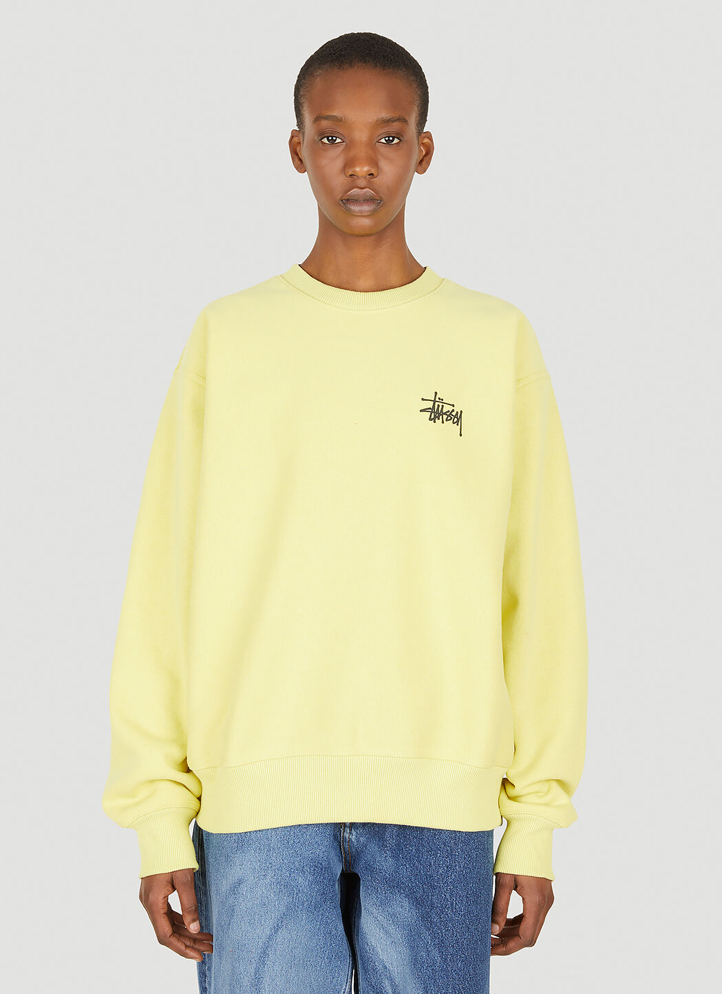 Yellow stussy hotsell sweater