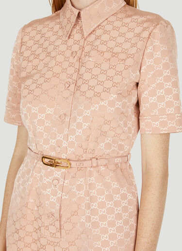 Gucci GG Belted Playsuit Light Pink guc0250022