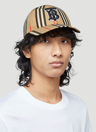 Burberry TB Baseball Cap Beige bur0143073