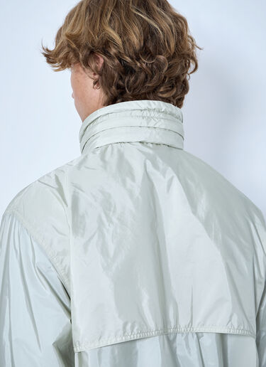Prada High-Neck Zip Jacket White pra0165005