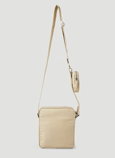Prada Re-Nylon Messenger Crossbody Bag Beige pra0148035