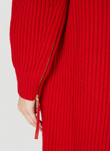 Max Mara Riviera Knit Dress Red max0250066