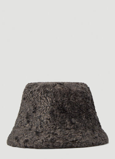 Moncler Cappello Teddy Bucket Hat Grey mon0246031