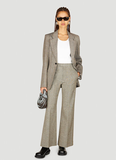 Bottega Veneta Single Breasted Blazer Brown bov0253076