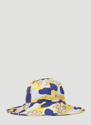 Marni Floral Hat Yellow mni0251021