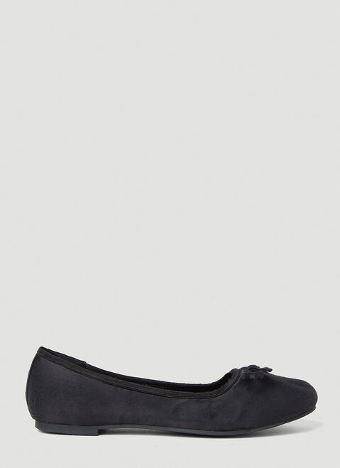 The Row Leopold Ballerina Flats Navy row0253049