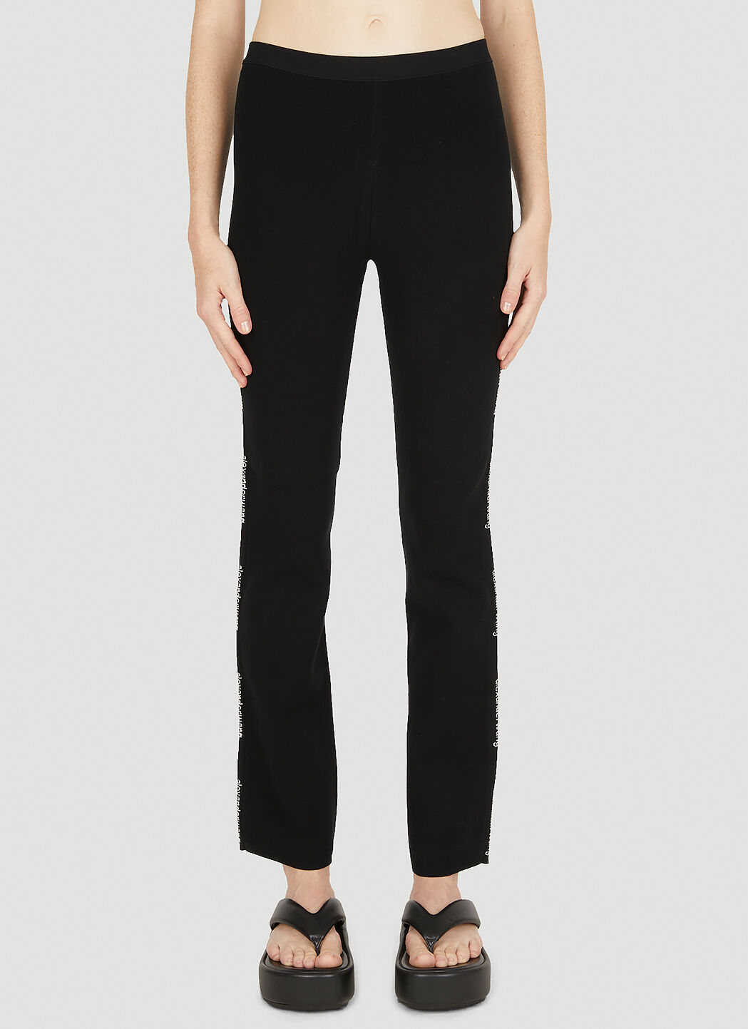 Alexander wang store logo leggings