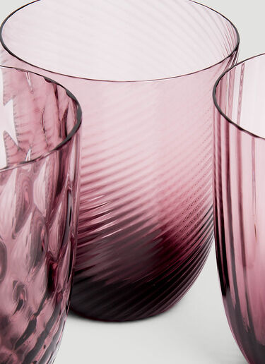 NasonMoretti Set of Six Idra Water Glass Purple wps0644513