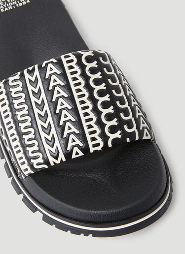 Monogram Slides Marc Jacobs Monogram Slides Black mcj0251020