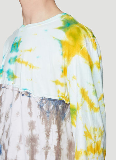 Stain Shade Tie-Dye Long Sleeve T-Shirt Black stn0337002