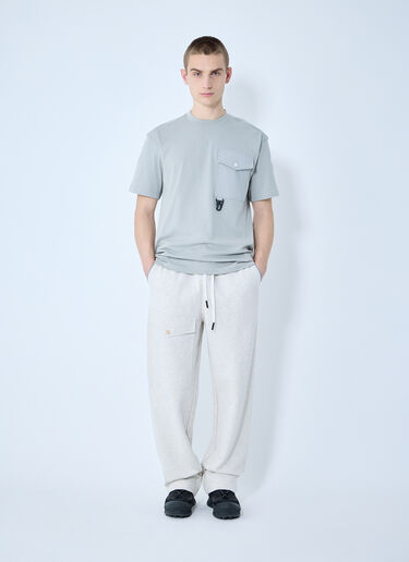 Moncler Grenoble Logo Patch Track Pants White mog0159008