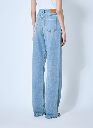 Saint Laurent Vウエストジーンズ  ブルー sla0259007