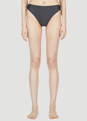 Max Mara Goulue Tie Bikini Bottoms Brown max0260022