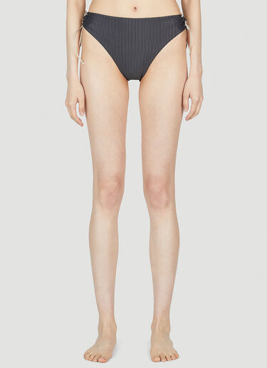 Ziah Goulue Tie Bikini Bottoms Grey zia0253003