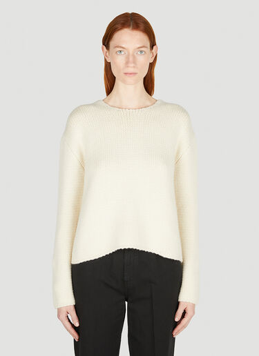 The Row Iri Sweater Cream row0251003