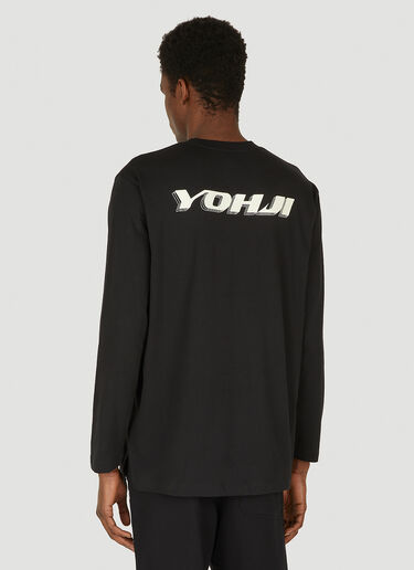 Y-3 ロングスリーブロゴTシャツ ブラック yyy0349009