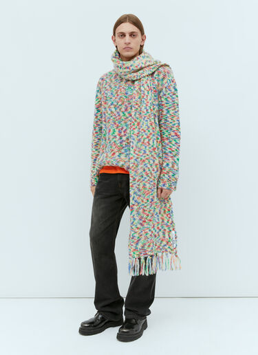x JWA Jolly Knit Scarf A.P.C. x JWA Jolly Knit Scarf Multicolour apc0154014