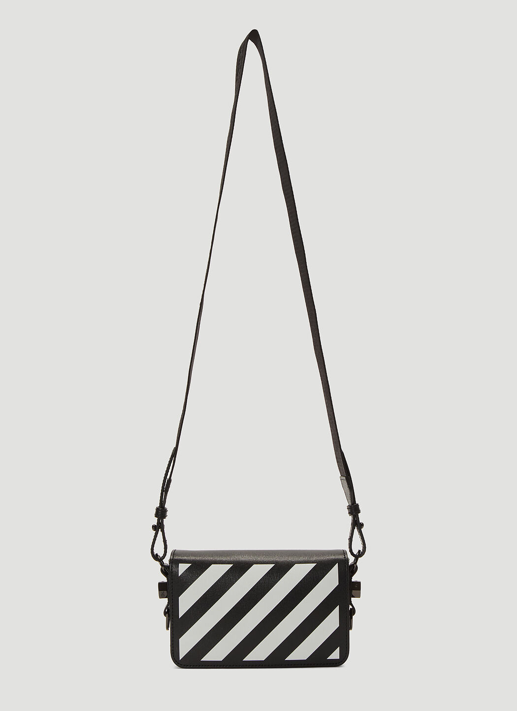 Off white sale striped shoulder bag