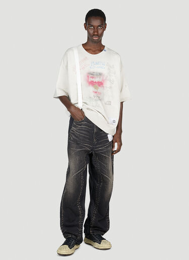 Maison Mihara Yasuhiro Suspender T-shirt White mmy0152013