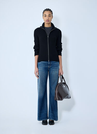 Acne Studios 집업 니트 가디건  블랙 acn0259004