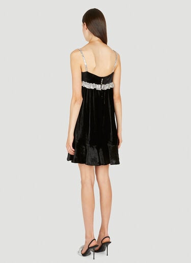 Rabanne Chainmail Panel Mini Dress Black pac0250030