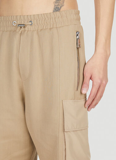 Balmain Tapered Cargo Pants Beige bln0151023