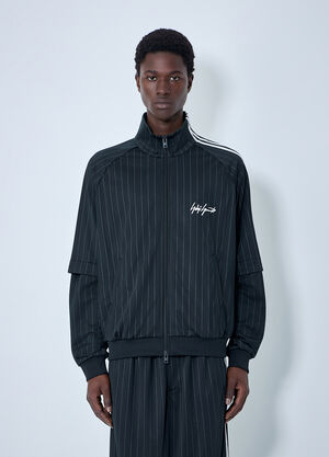 Y-3 Pinstripe Track Jacket Black yyy0164051
