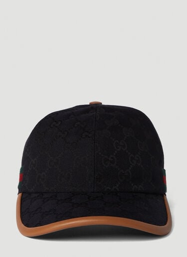 Gucci Monogram 帆布棒球帽 黑色 guc0351006