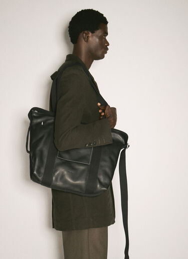 皮革拉杆托特包  Rick Owens 皮革拉杆托特包  黑 ric0157036