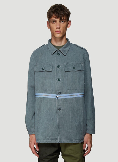 (Di)vision Detachable Hem Denim Jacket Blue div0338004