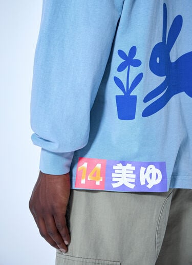 b.Eautiful Rabbit Long Sleeve T-Shirt Light Blue bea0164019