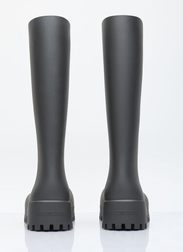 Balenciaga Bulldozer Rain Boots Black bal0255039