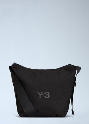 Y-3 Small Logo Motif Crossbody Bag Black yyy0364004