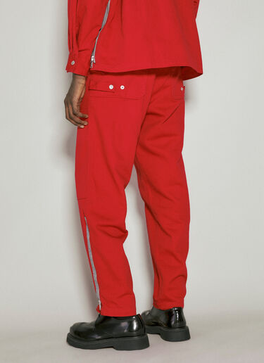 UNDERCOVER Cotton Twill Pants Red und0153008