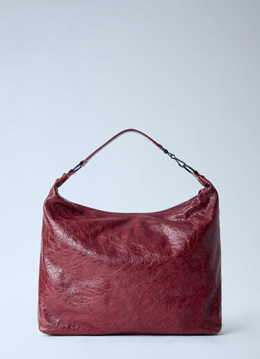 Balenciaga Le City Hobo Shoulder Bag Medium Burgundy bal0265039