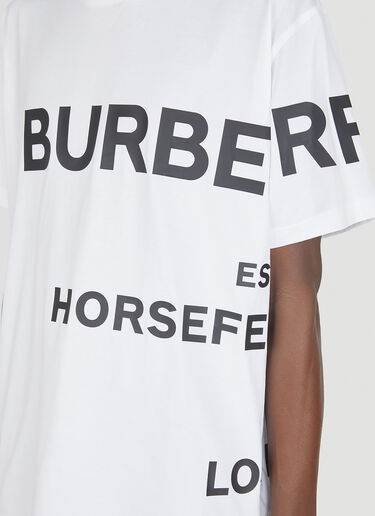 Burberry Harlford Horseferry Print T-Shirt White bur0147040