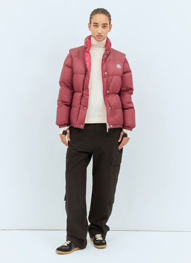 Moncler RE-ICONS Verone Reversible Short Down Jacket Red mvs0258003