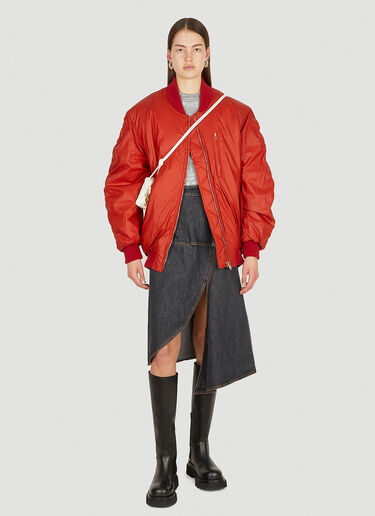 Isabel Marant Kayama Bomber Jacket Red ibm0250001